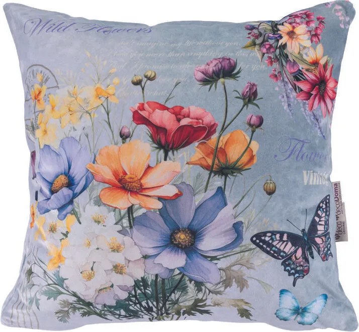 Set de 3 fețe pernuțe SPRING FLOWERS 45 x 45 cm