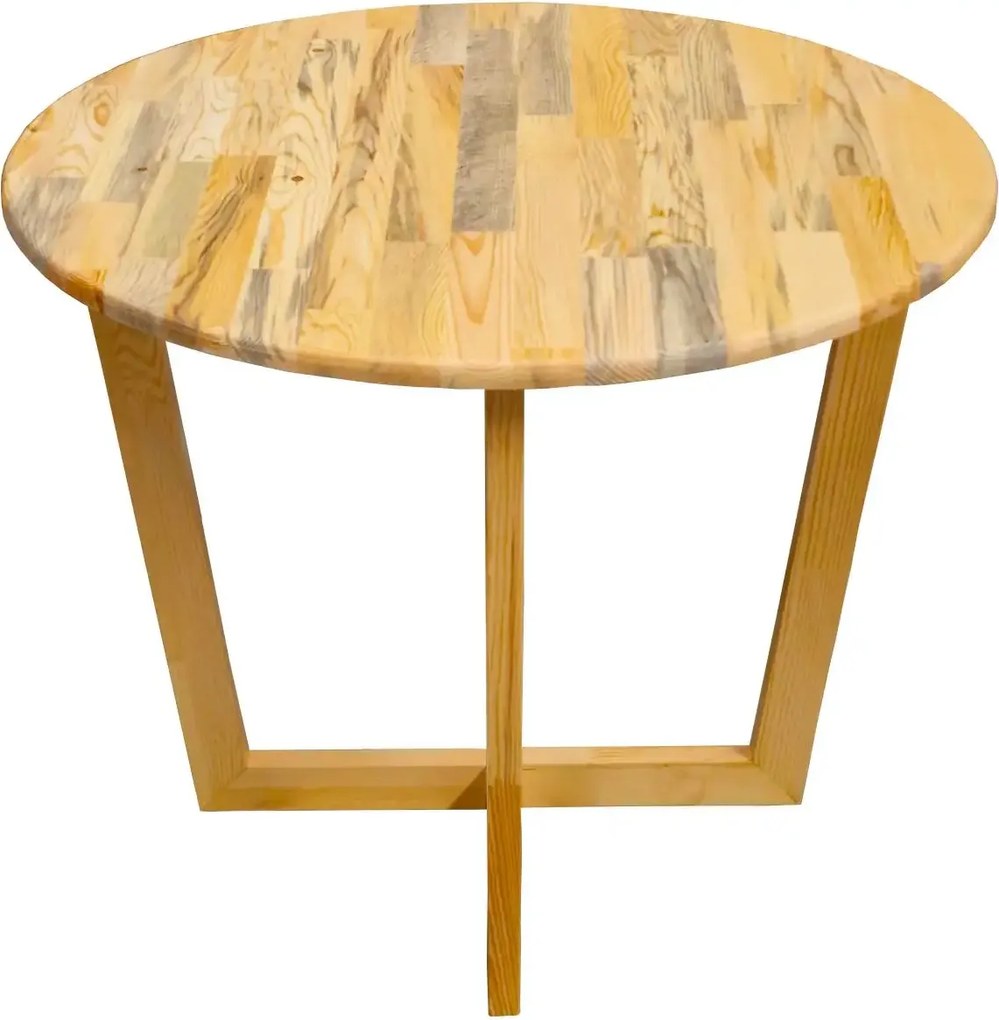 Masa rotund  dining din lemn  Homs, seria A-620,90 x 75 cm,30176