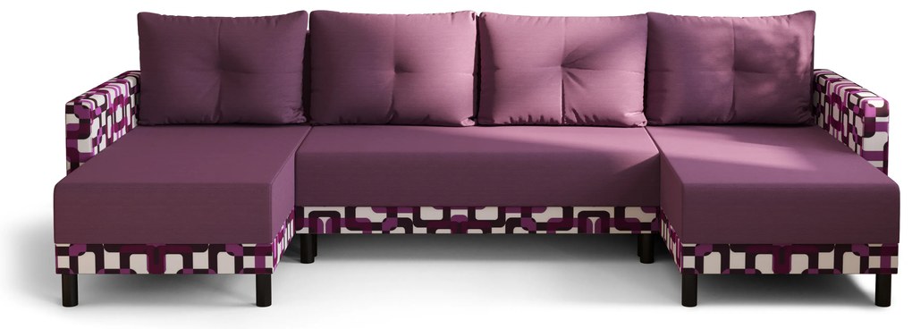 Colțar în formă de U Glimmer U (violet + Alb). 1057154