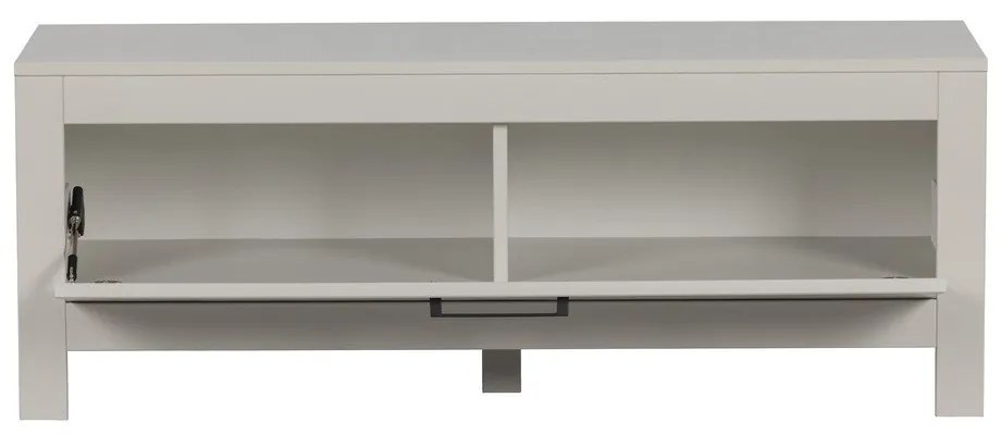 Comodă TV gri deschis din lemn de pin 120x45x40 cm Bonk – WOOOD