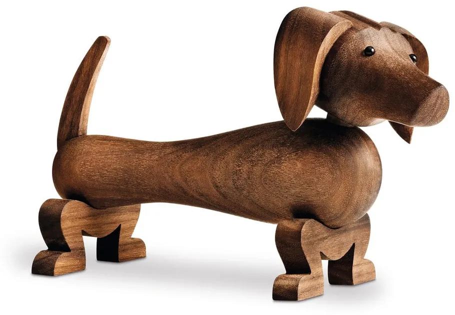 Statuetă din lemn masiv de nuc Kay Bojesen Denmark Dog