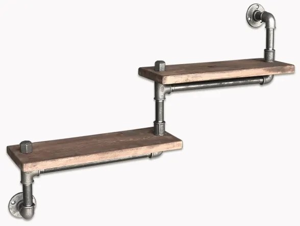 Etajeră de perete BORURAF 35x75 cm molid