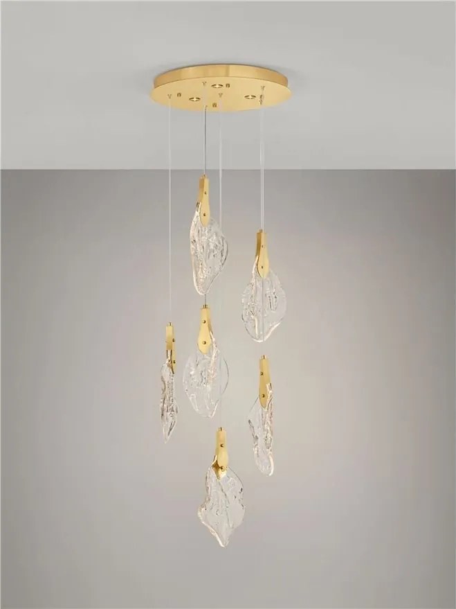 Lustra LED suspendata design decorativ BELLINA D-50cm