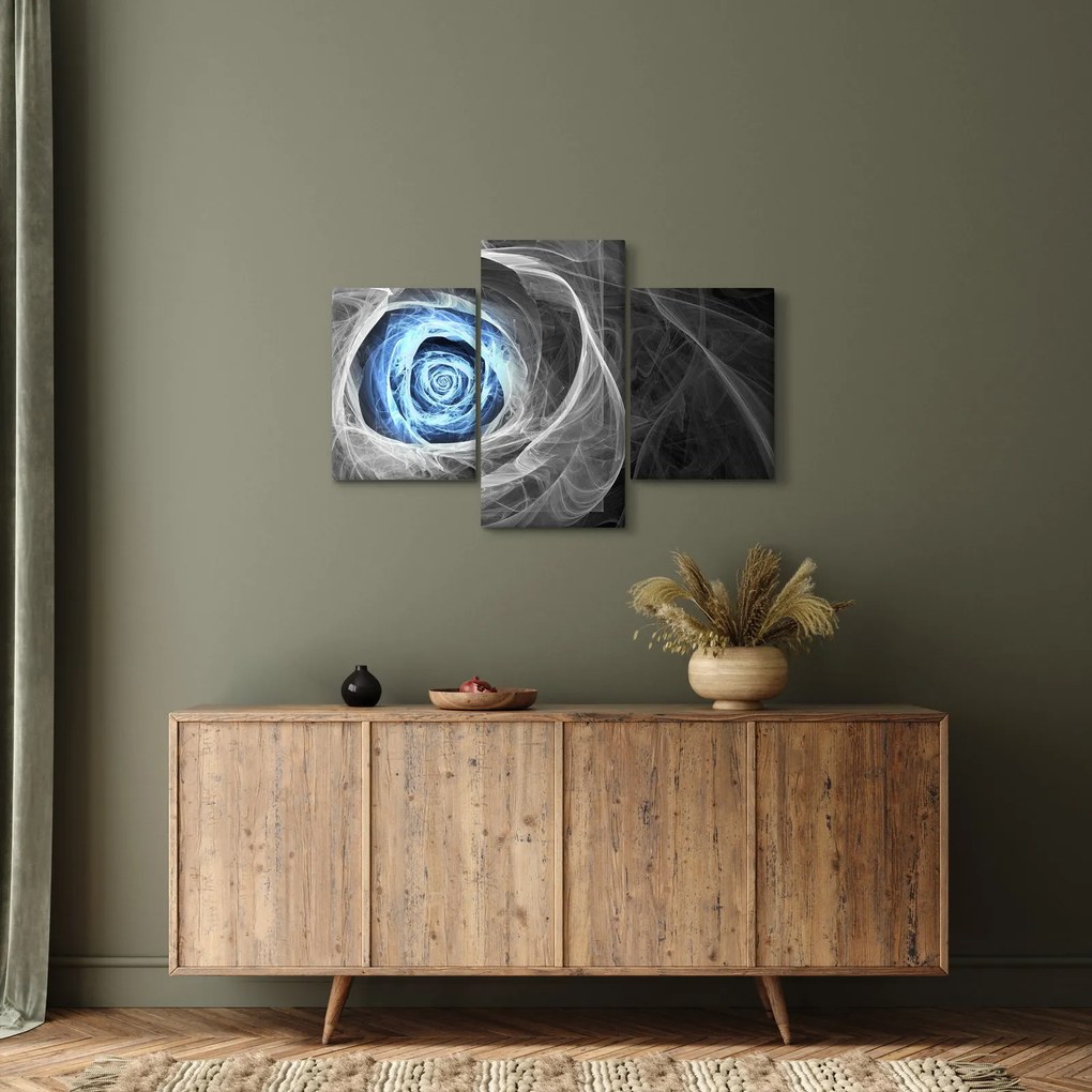 Tablou - Abstract Rose Blue (90x60 cm)