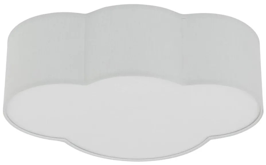 Brilagi - Plafonieră pentru copii NIMBUS MINI 2xE27/15W/230V 31x43 cm gri