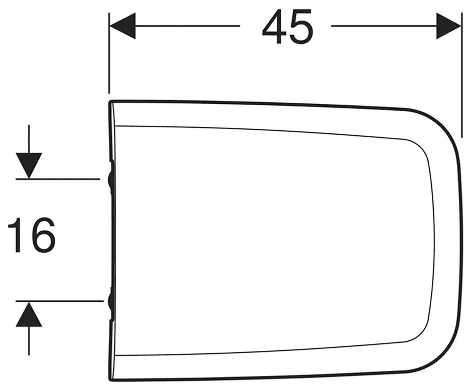 Capac WC, softclose, alb