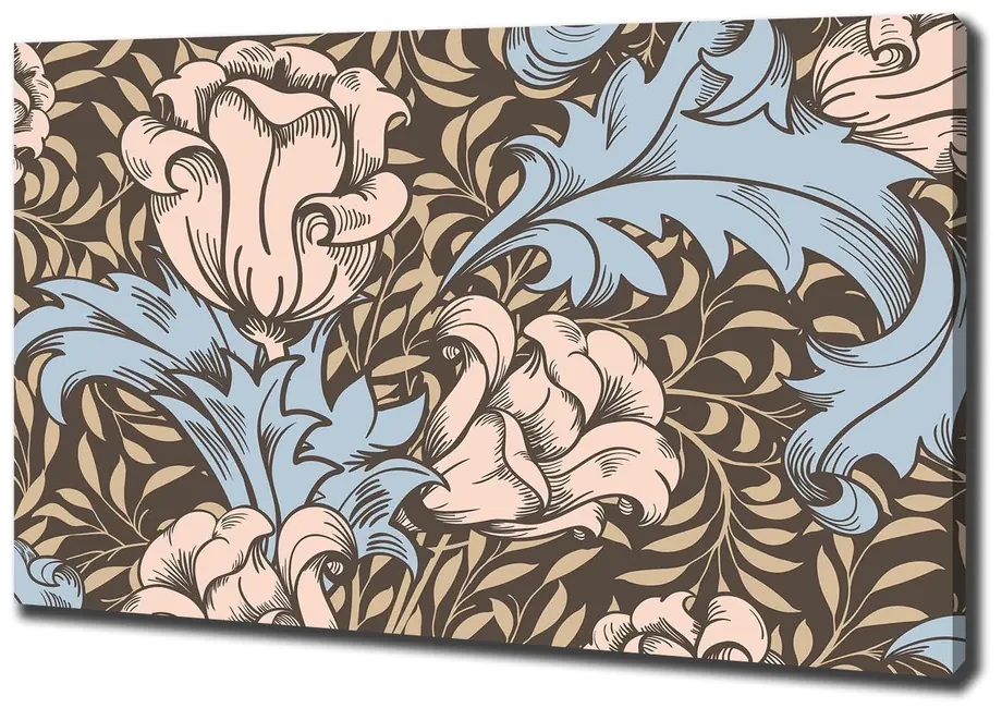 Tablou pe pânză canvas Model floral