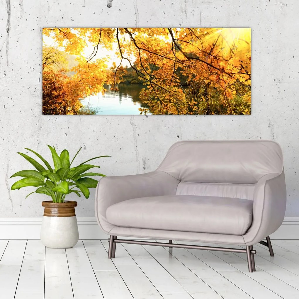 Tablou - Copac de toamnă (120x50 cm)
