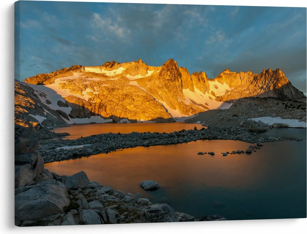 Tablou cu peisaj montan (70x50 cm)
