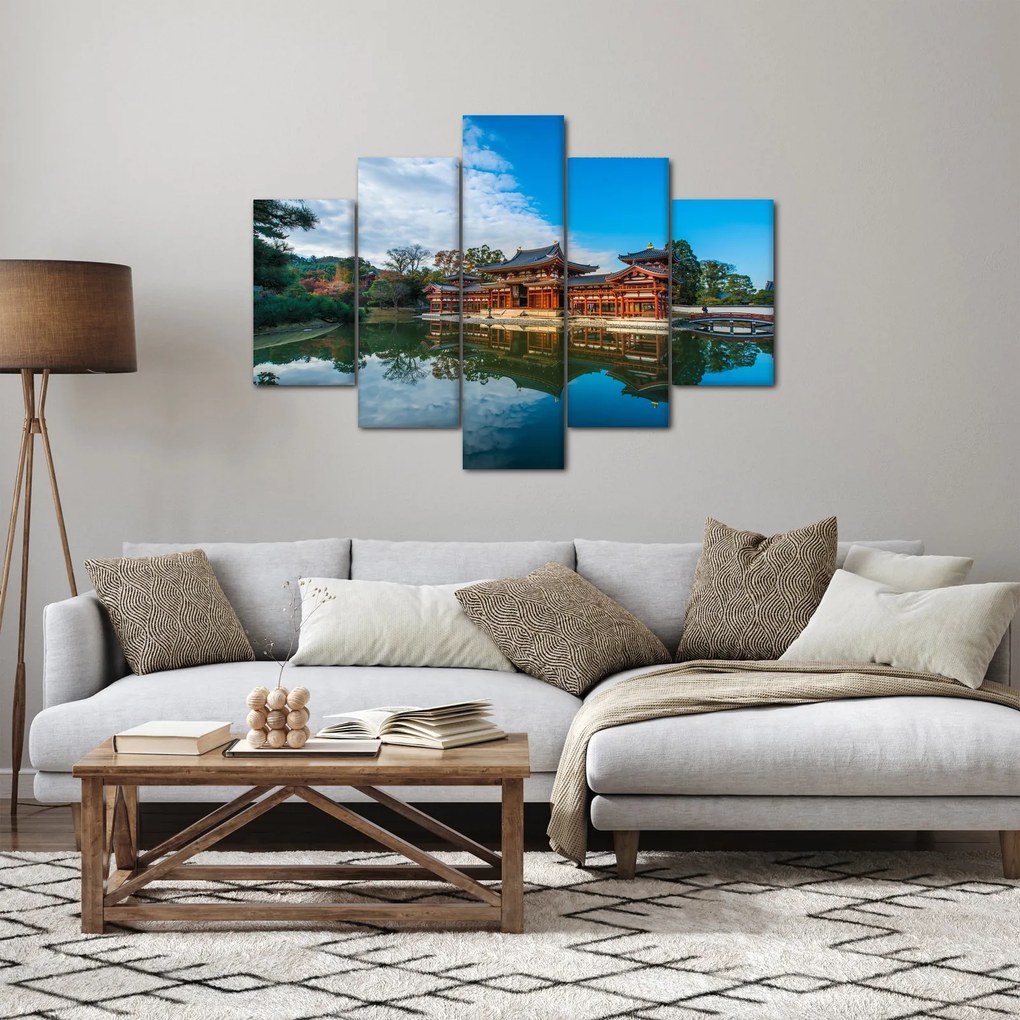 Tablou - Templul Byodo-in, Japonia (150x105 cm)
