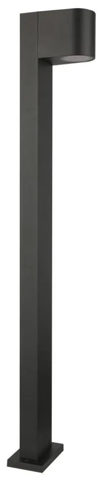 Lampă de exterior BOSTON 1xGU10/10W/230V 80 cm IP54 negru