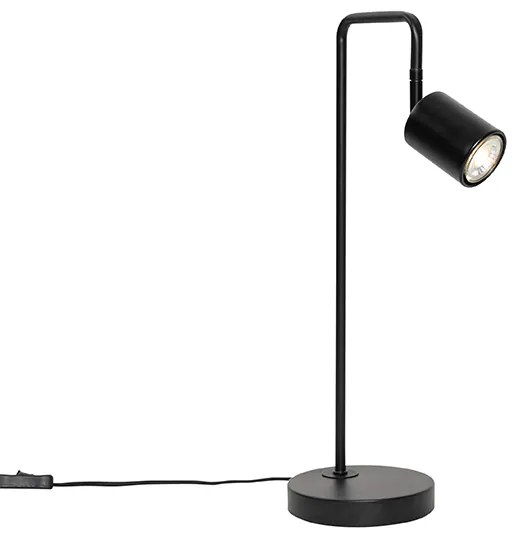 Lampă de masă modernă neagră reglabilă - Java