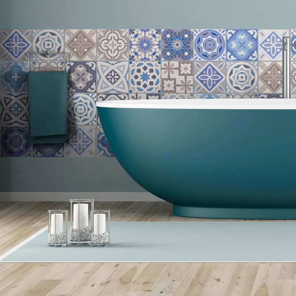 Set 24 autocolante Ambiance Honduras, 20 x 20 cm