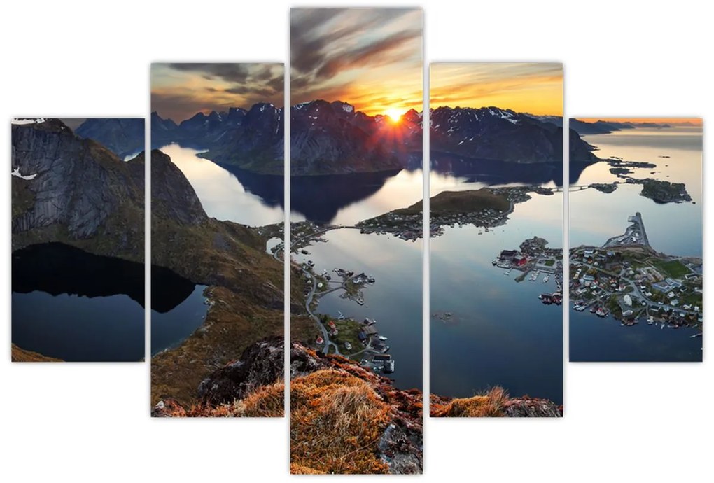 Tablou - Peisaj montan, Norvegia (150x105 cm)