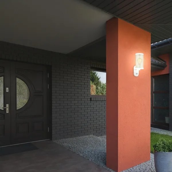 Aplică de exterior Briloner 3628-016 1xE27/12W/230V IP44 alb