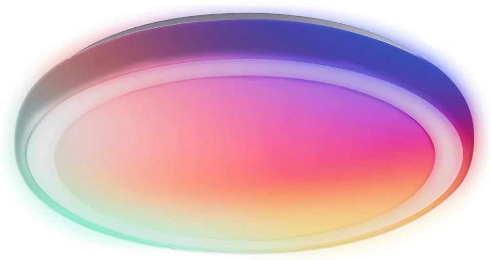 Plafonieră LED RGBW pentru baie Aigostar LED/24W/230V IP44 + telecomandă