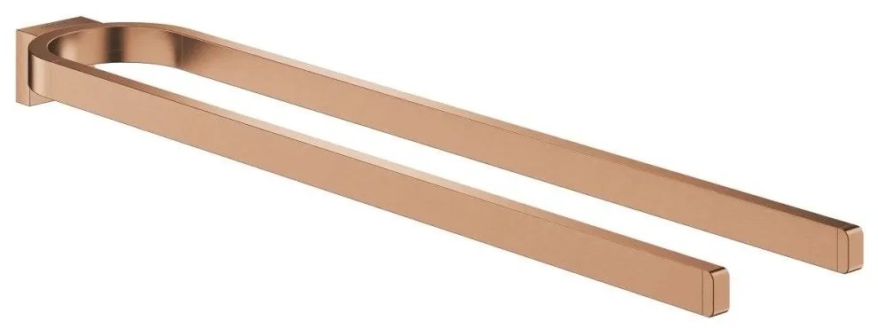 Grohe Selection Suport prosop baie tip bara dubla 36 cm, cupru mat (brushed warm sunset)