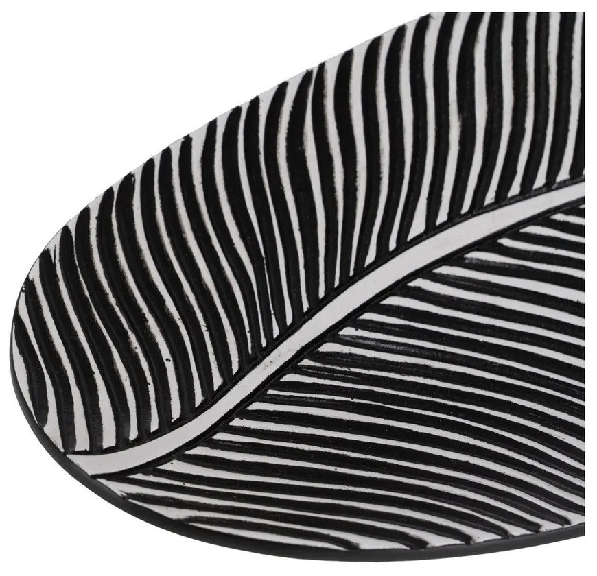 Tavă decorativă din polirășină 16x37 cm B&amp;W – Ixia