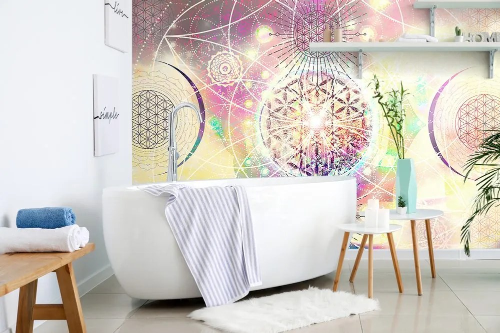 Tapet autoadeziv Mandala în design interesant