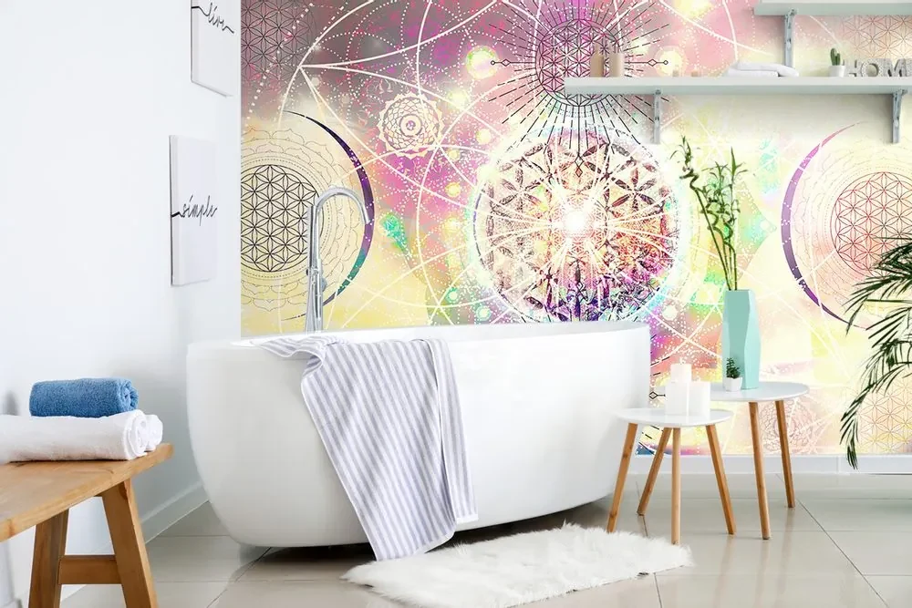 Tapet autoadeziv Mandala în design interesant
