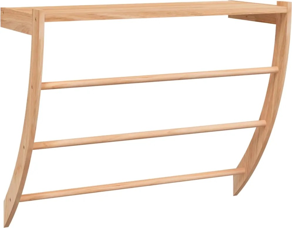 vidaXL Suport de prosoape, 60x25,5x49 cm, lemn masiv de nuc