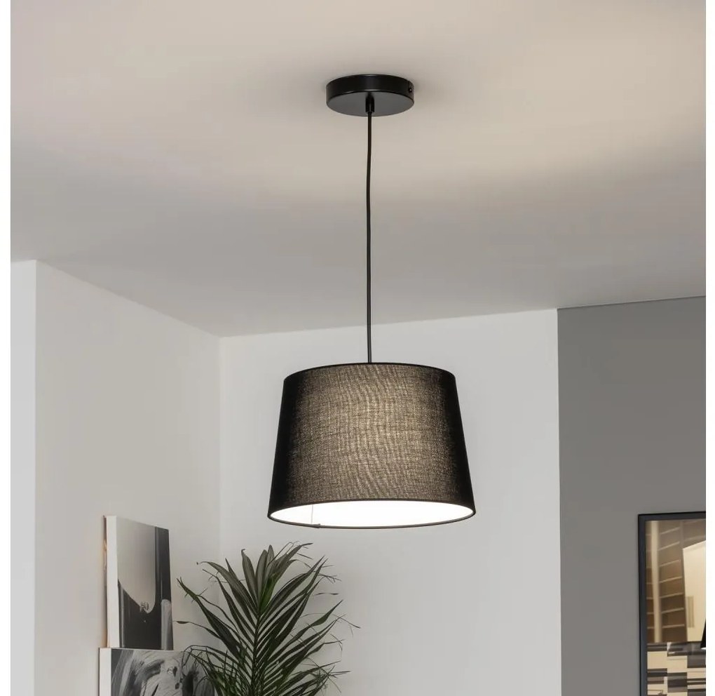 Brilagi - Lustră LED pe cablu CERIA 1xE27/40W/230V Ø 30 cm, neagră