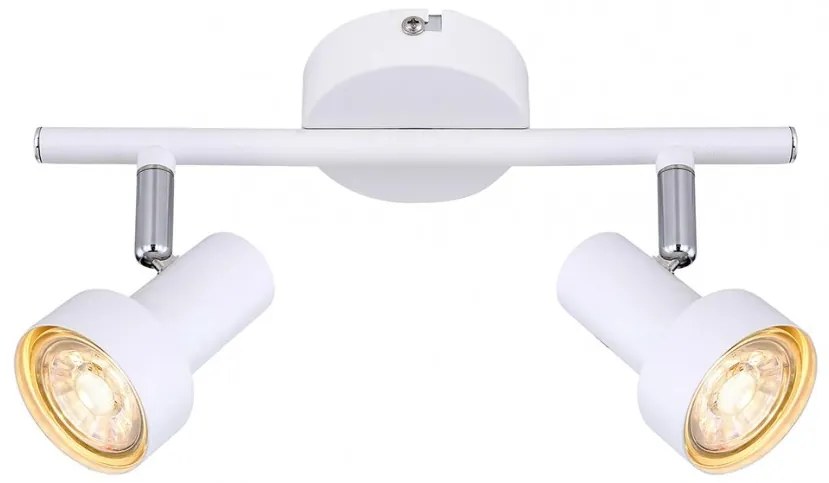 Aplica cu 2 spoturi design industrial Konrad alb 5355 RX