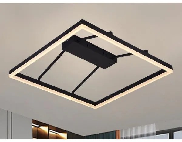 Lustră LED aplicată, dimabilă, 55W, 230V, 3000-6500K + telecomandă