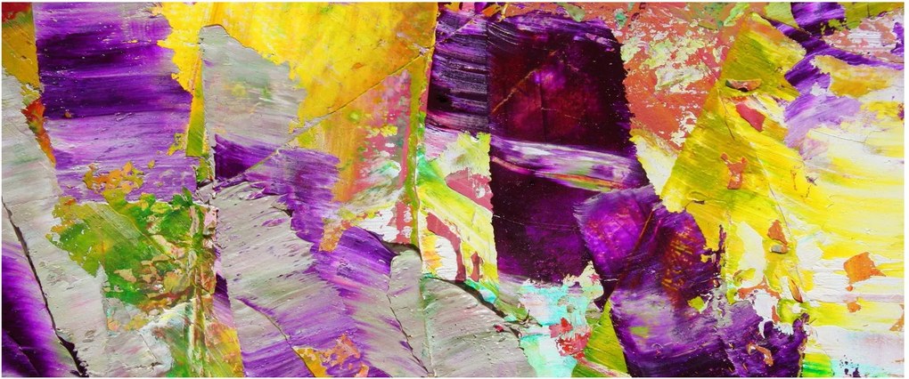 Tablou cu abstracție - pictura (120x50 cm)