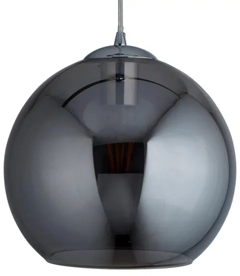 Searchlight - Lustră pe cablu BALL 1xE27/60W/230V negru