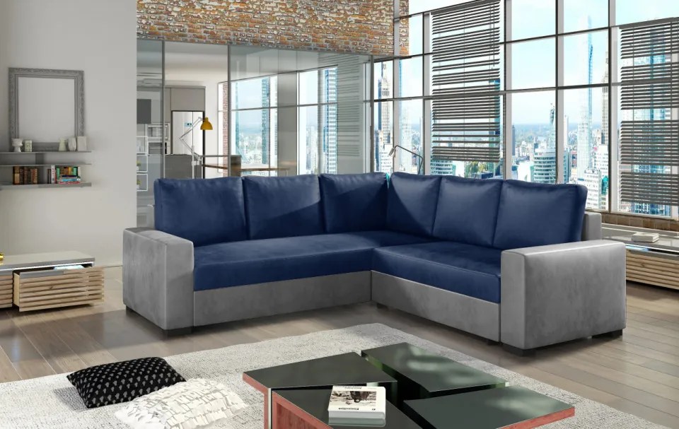 Coltar extensibil cu spatiu pentru depozitare, 240x240x90 cm, Canis 2, Eltap