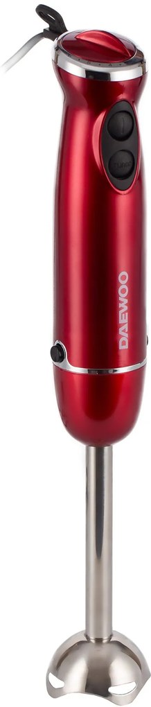 Mixer vertical Daewoo DHB55X, 900 W, 6 viteze, functie Puls,  15000 rpm, picior Inox, Visiniu