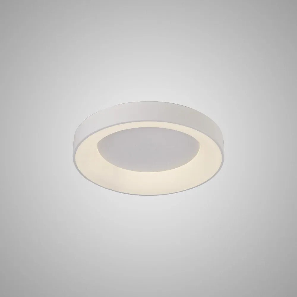 Plafoniera LED inteligenta design circular NISEKO II White 38cm