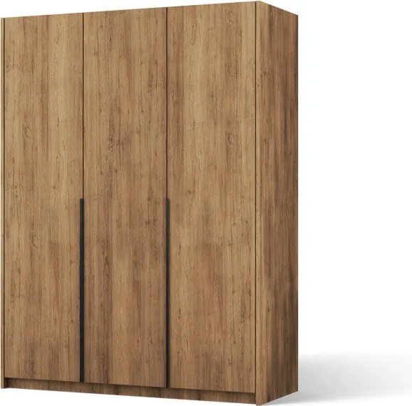 Dulap Bregma III Hinged – 148x58x204 cm – Stejar Artisan – Bregma III Hinged Dulap – Varianta 1