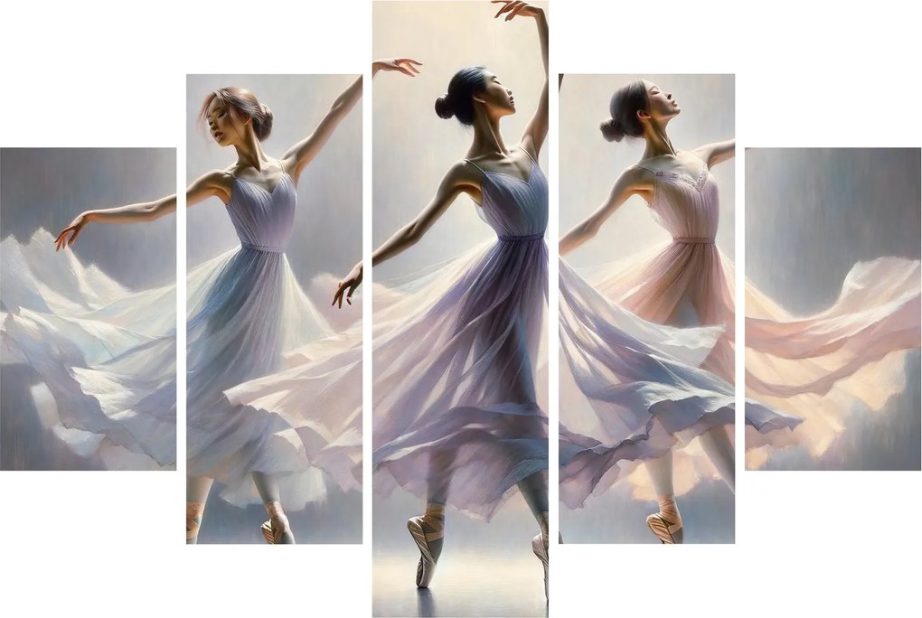 Tablou - Trei balerine (150x105 cm)