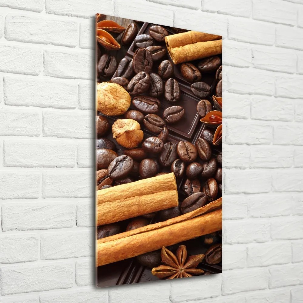 Imagine de sticlă Ciocolata neagra