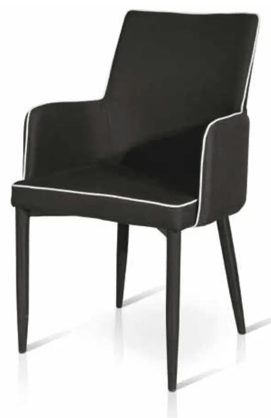 Scaun tip fotoliu Molino, structura metalica, tesatura - BEJ