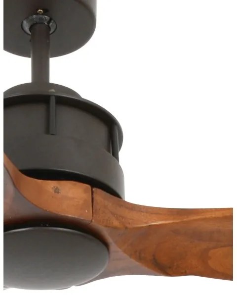 Ventilator de tavan Lucci air 210507 AIRFUSION AKMANI paulovnia/negru + telecomandă