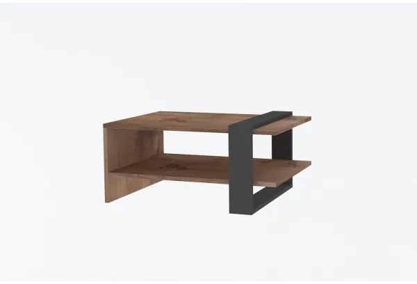 Măsuță de cafea OVA 35x80 cm maro/antracit