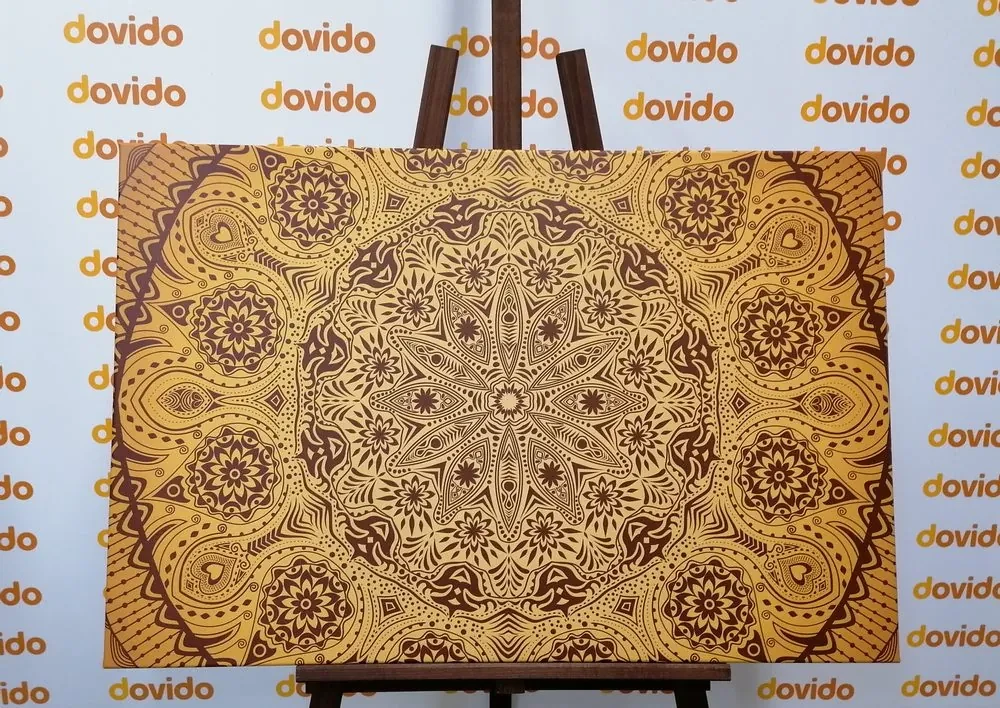 Tablou Mandala ornamentală cu dantelă