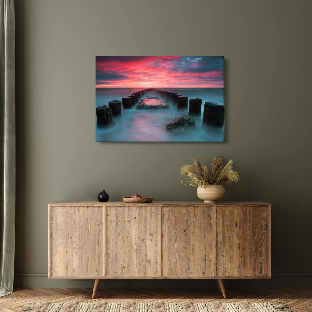 Tablou - Pietre în mare (90x60 cm)