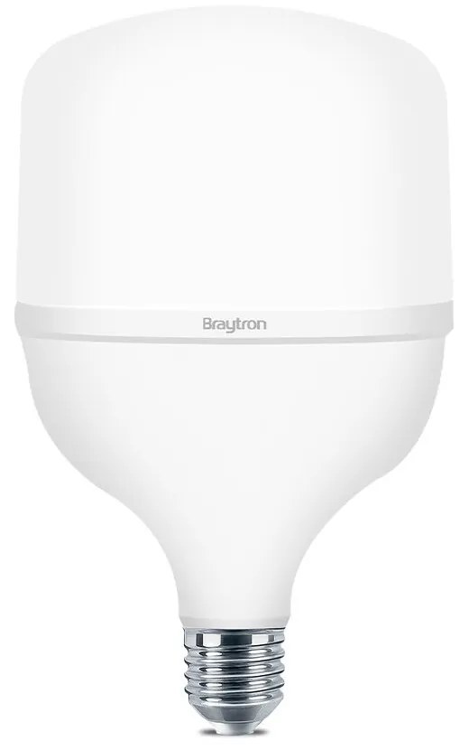Bec led 50W(320W), E27, T140, 5500 lm, lumina rece (6500K), opal, Braytron
