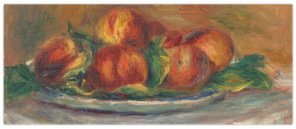 Tablou - Auguste Renoir, Peaches on a Plate, reproducere (120x50 cm)