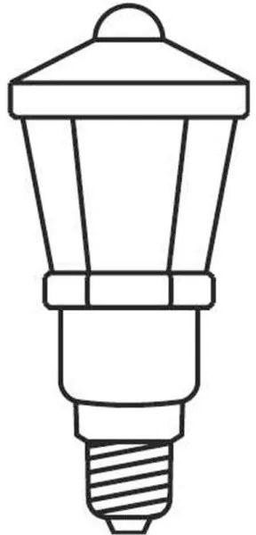 Instalație de Crăciun LANTERN 12xE10/10,7m alb