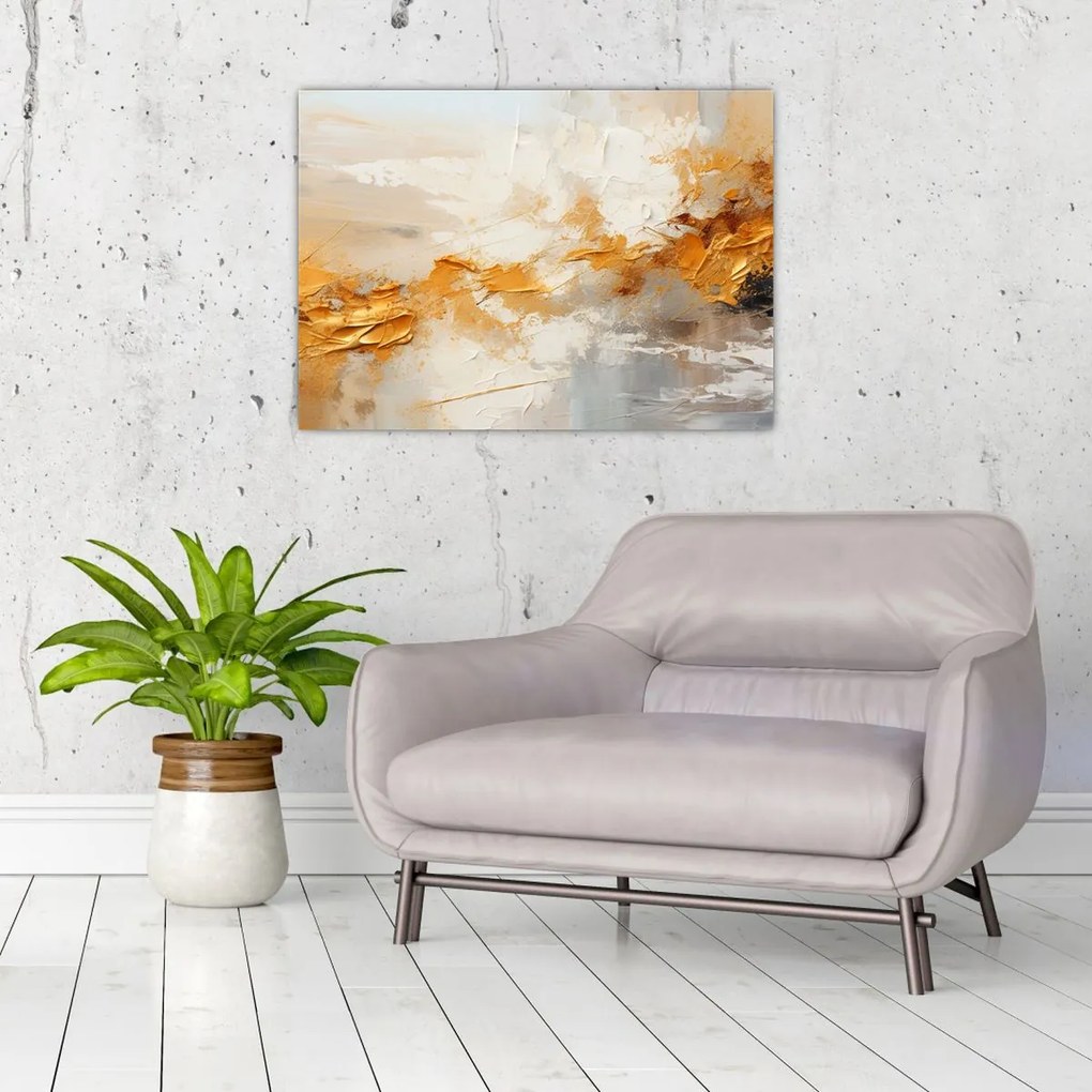 Tablou - Textura aurie (70x50 cm)