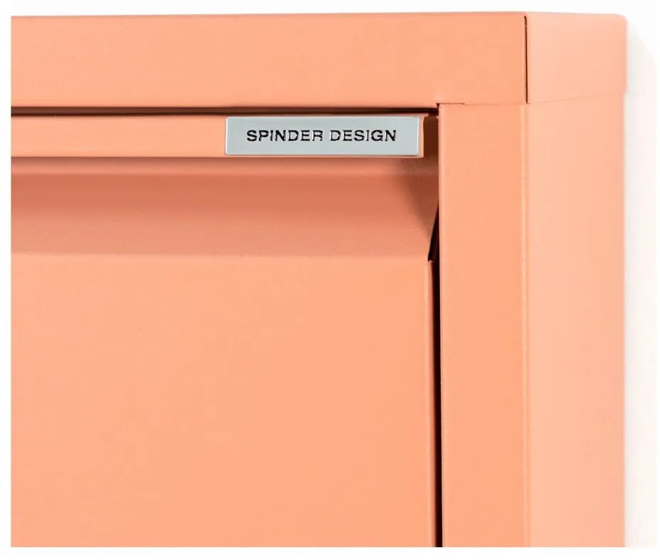 Pantofar somon cu deschidere înclinată din metal 75x37,5x12,5 cm Billy – Spinder Design