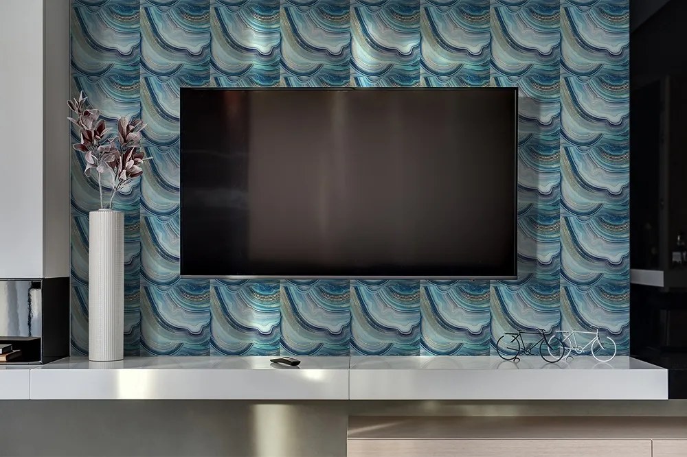 Panou decorativ Secțiunea decorativă de agate