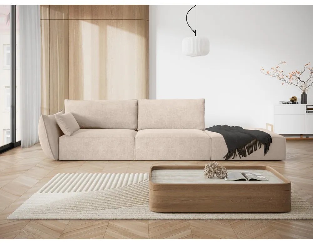 Șezlong bej (cu colț pe partea stângă ) Vanda – Mazzini Sofas