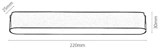Plafonieră LED dimabilă pentru sistem de șină monofazic Rabalux 70123 LiTrack 12W/24V 22 cm