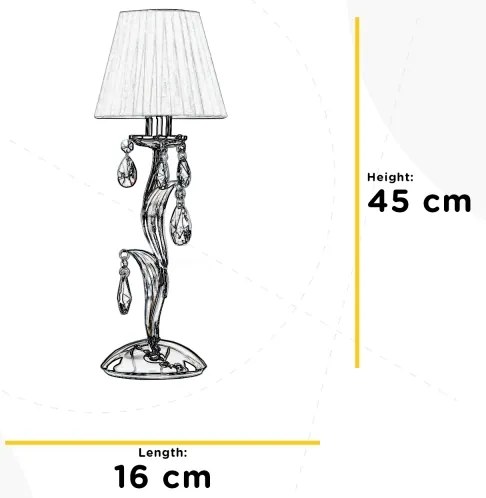 Lampă de masă JACQUELINE 1xE14/6W/230V ONLI